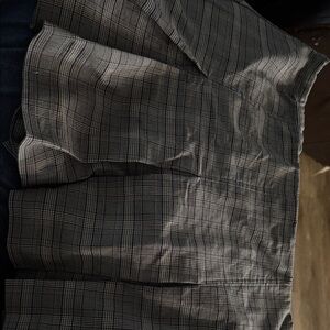 Wild Fable Black and White Checkered Mini Skirt